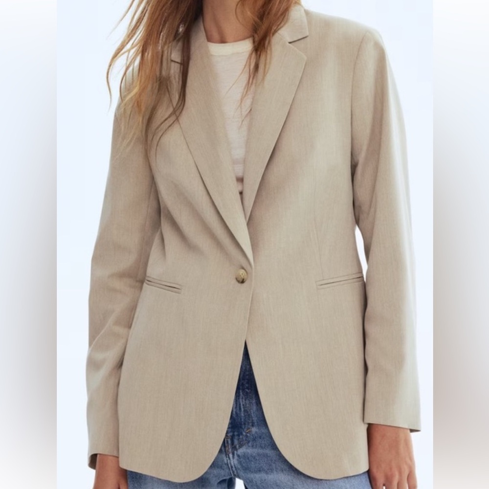 H&M Beige Blazer for Women